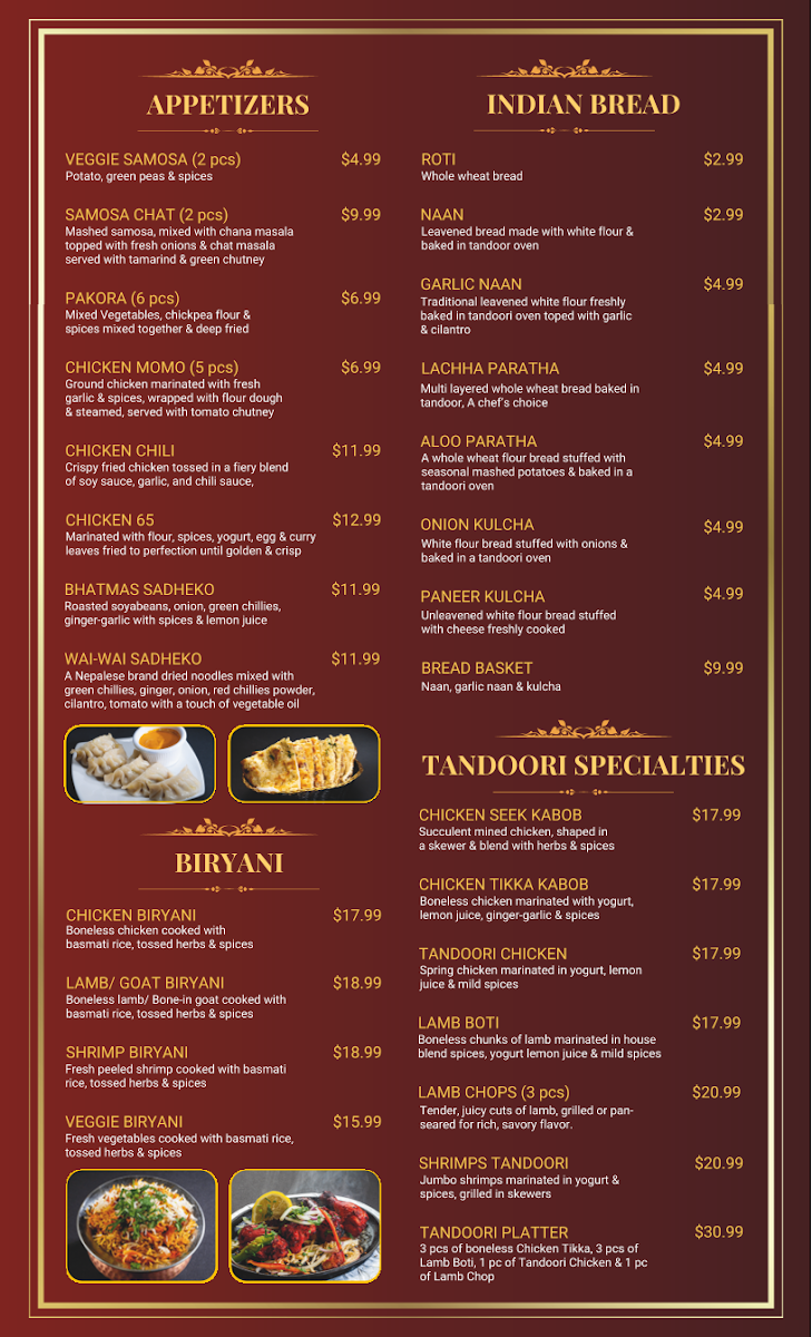 Menu Tandoori Fairfax-1
